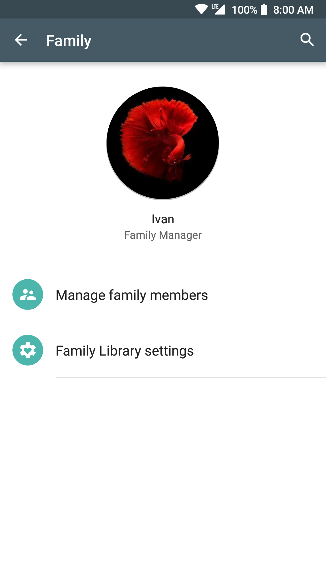 Google Play Family Library