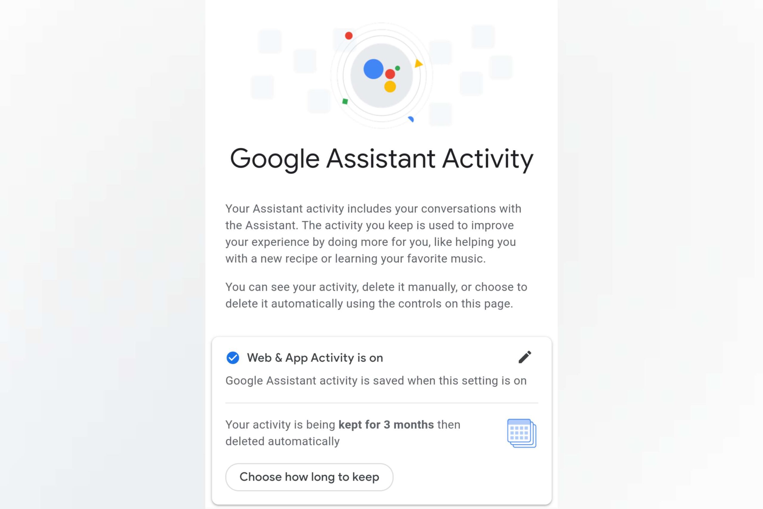 Google Voice & Audio Activity
