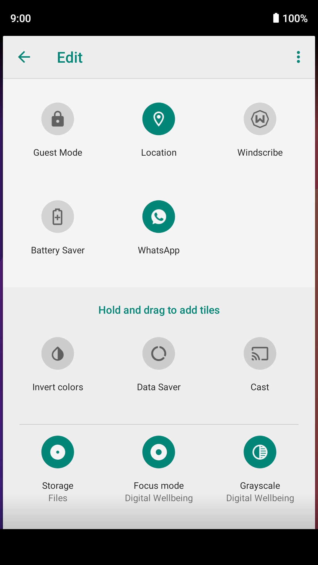 Android Quick Settings Tile