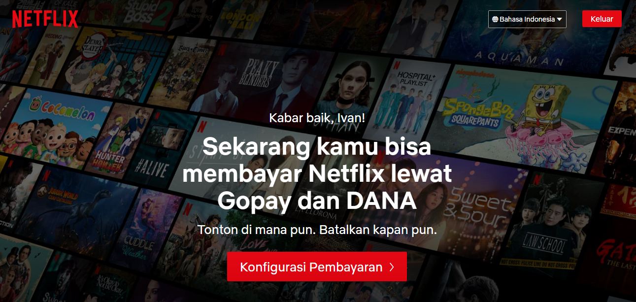 Netflix - GoPay & DANA