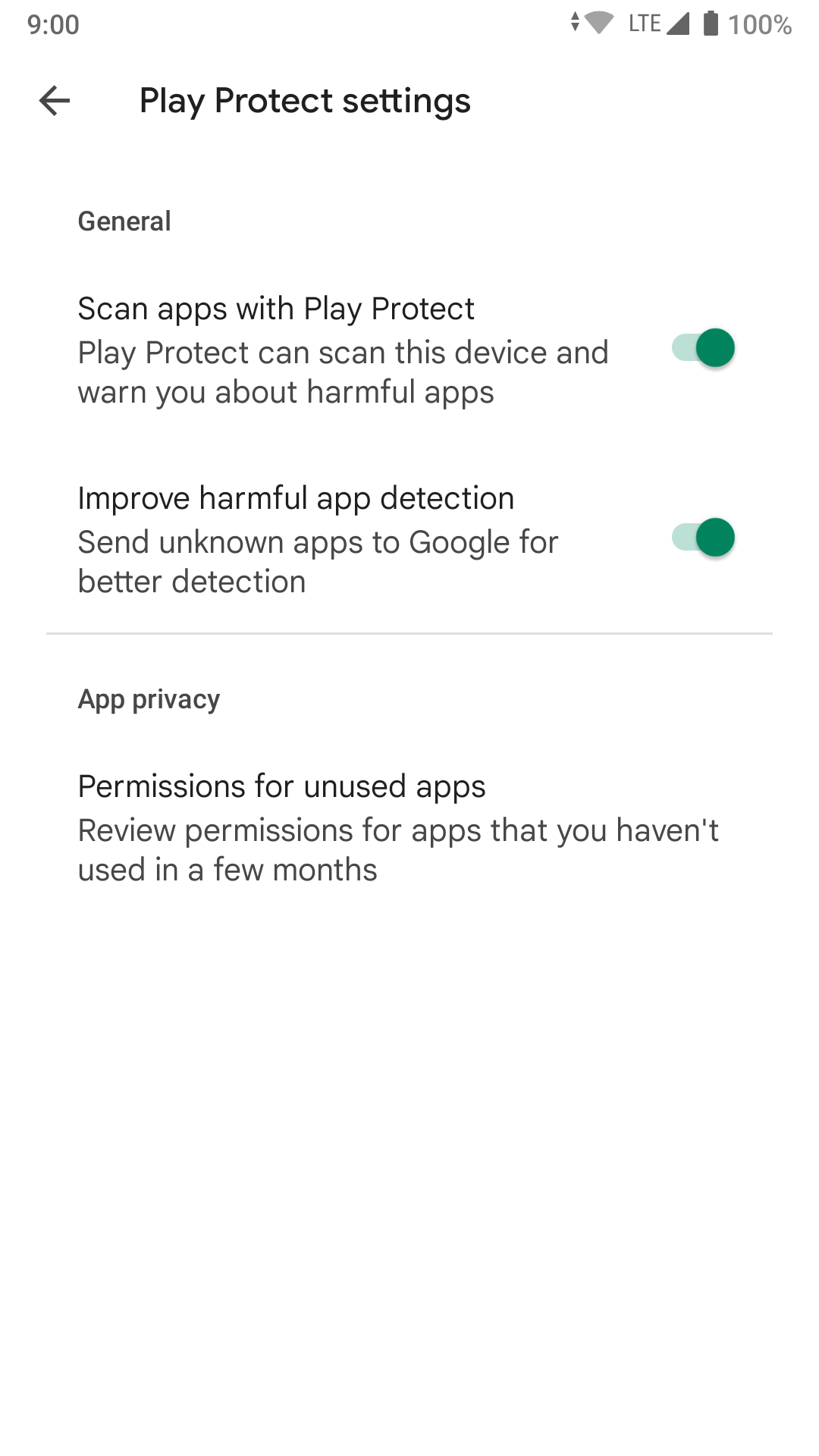 Play Protect - Auto remove permission
