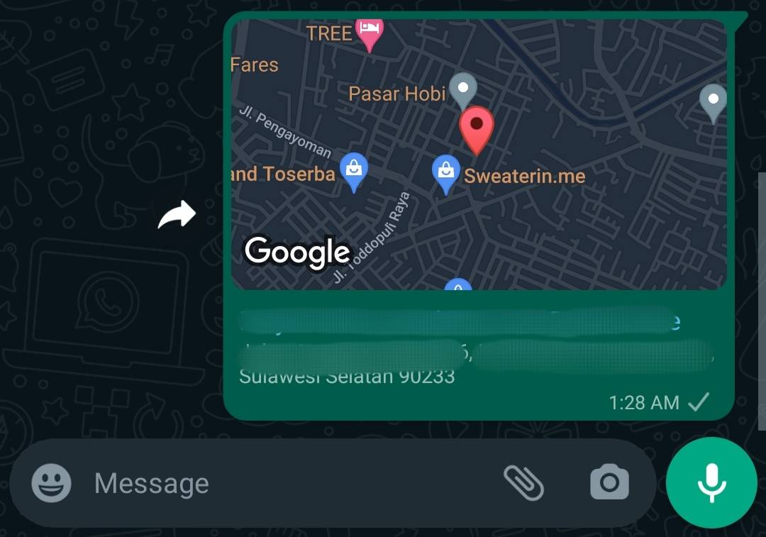 Google Maps location