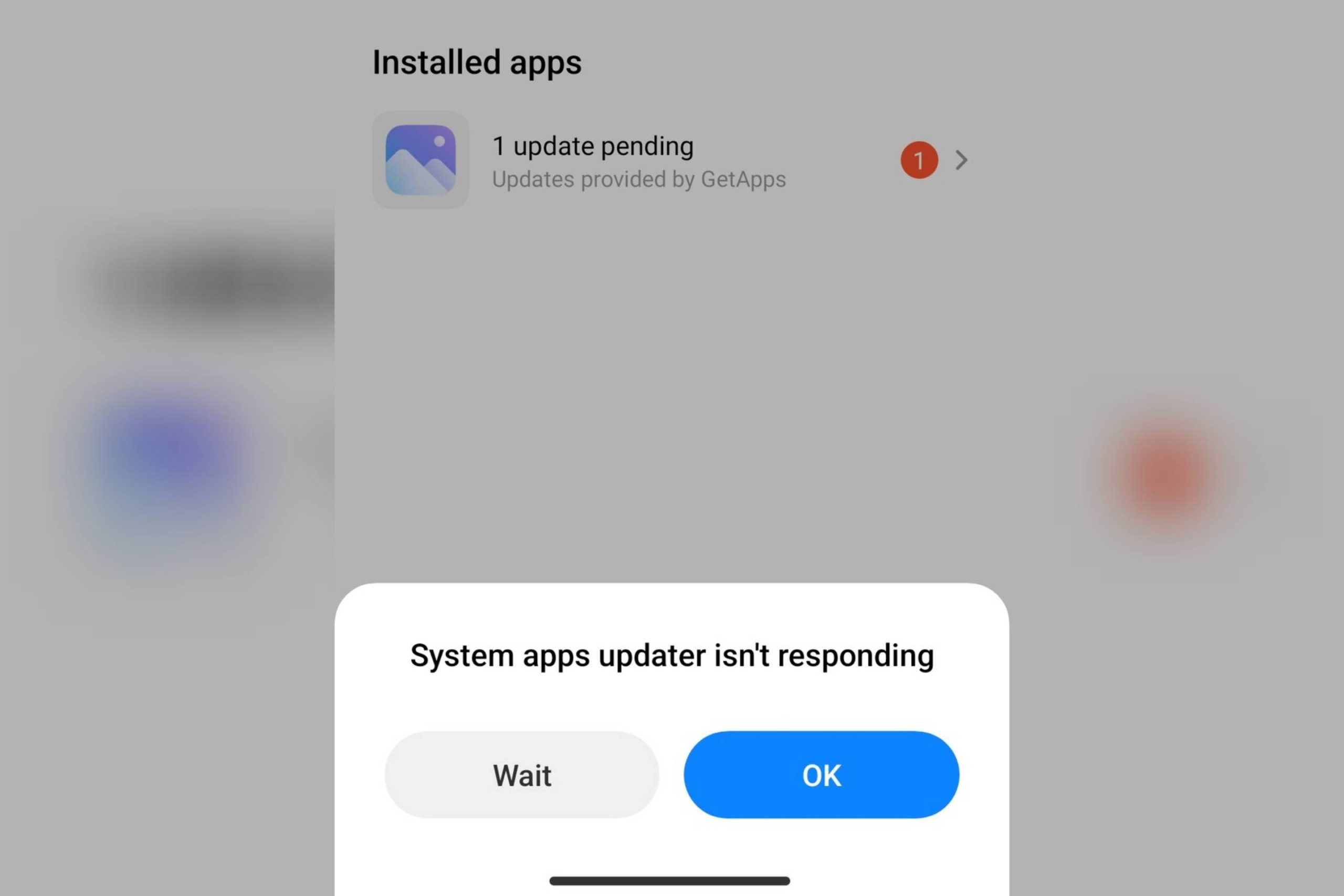 Xiaomi System app updater